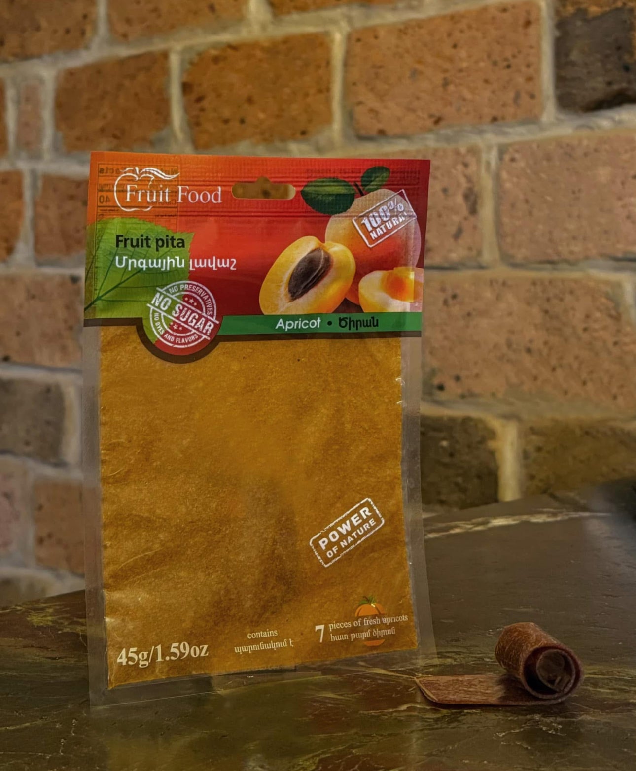 45gr/1.59oz Fruit Pita Apricot