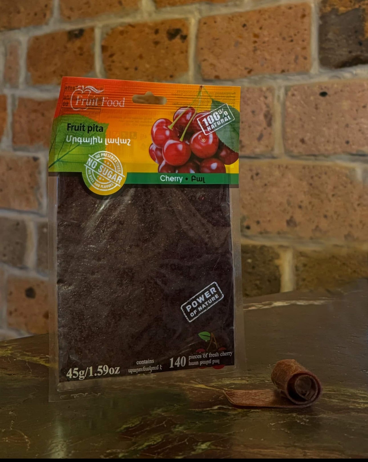 45gr/1.59oz fruit pizza sour cherry