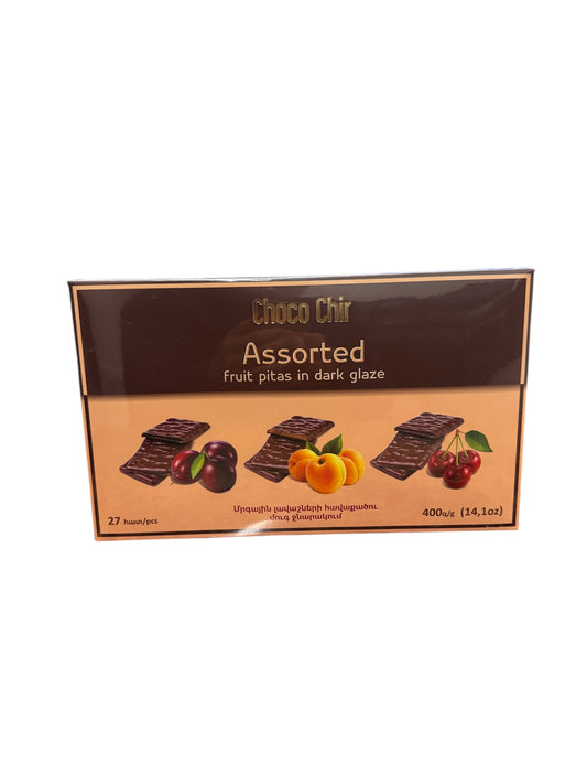 400gr/14oz Fruit pizza in dark glaze￼