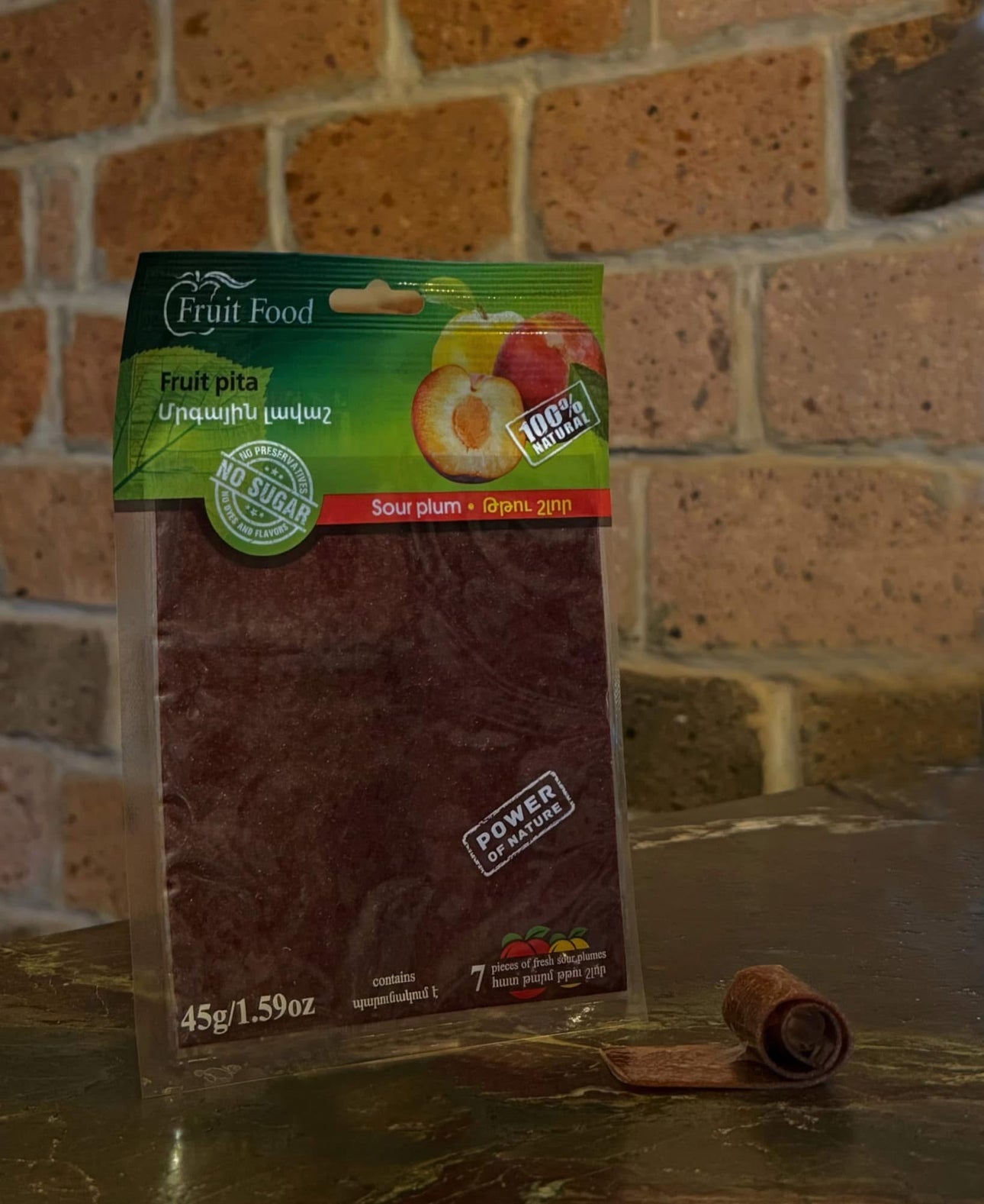 45gr/1.59oz Fruit Pita Sour plum ￼