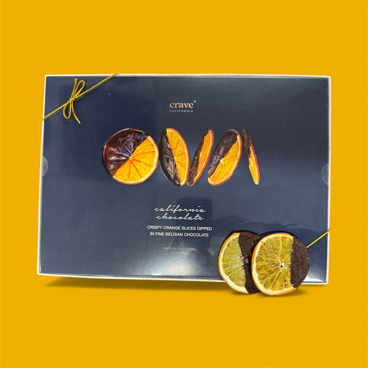 Gift box chocolate orange 126gr/0.28lb￼